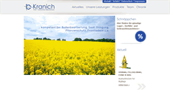 Desktop Screenshot of kranich-gmbh.de